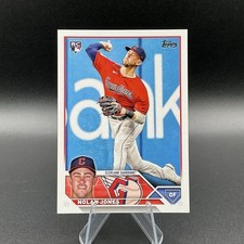 2023 Topps Series 1 - Nolan Jones #129 Advanced Stats Back /300 (RC)