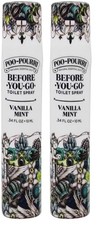 Poo-Pourri Before-You-Go Toilet Spray, 0.34 Fl Oz Pack of 2 , Vanilla Mint