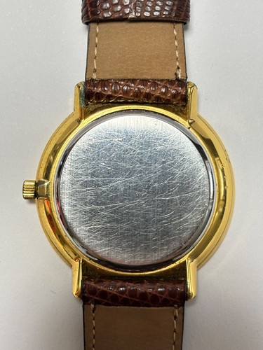 Omega De Ville Ref.151.0039 Vintage Or Rond Marron Ceinture Automatique Montre - Photo 3 sur 10