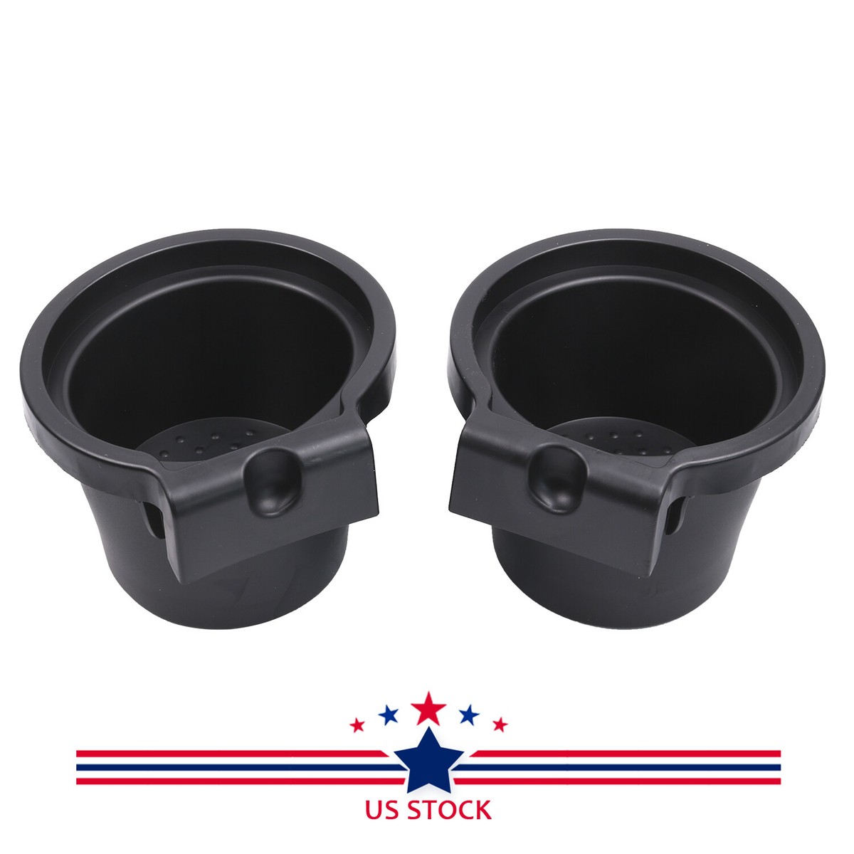 2PCS Front Console Cup Holder Inserts 96975-ZS00A For F-150