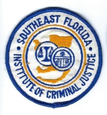 Parche del Instituto de Justicia Criminal del Sudeste de Florida - ¡Bonito!