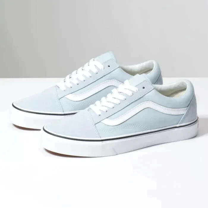 behalve voor vooroordeel verzameling Vans Old Skool Baby Blue /True White size MEN&#039;S 5.0, WOMEN&#039;S 6.5  VN0A38G1Q6K | eBay