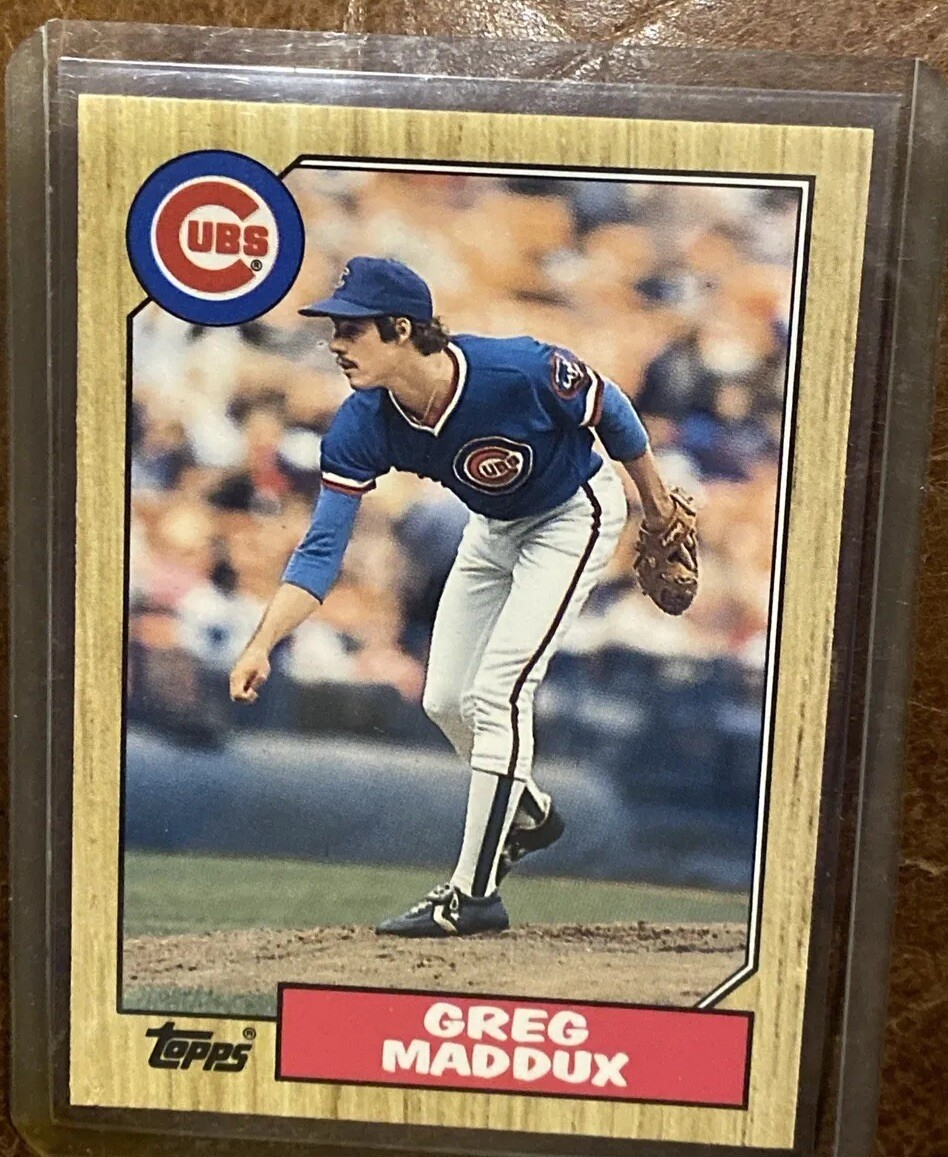 GREG MADDUX 1987 87 TOPPS TRADED TIFFANY ROOKIE #70T | eBay