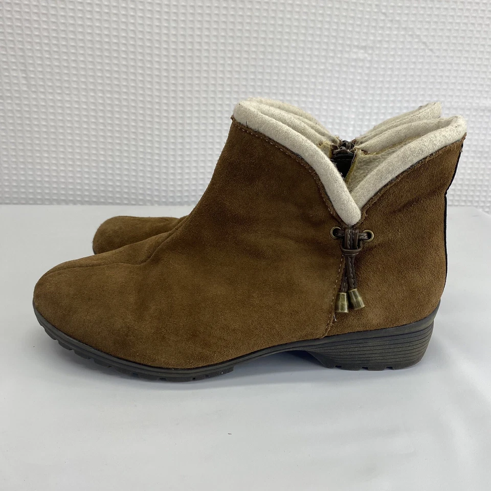 Bota de tornozelo Sporto couro marrom superior inverno 8,5W (B2) - Imagem 2 de 4