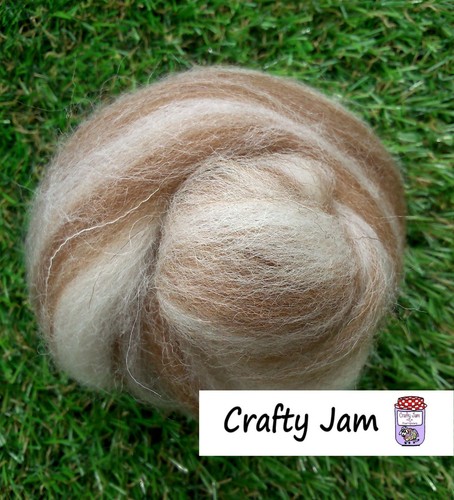 Natural 3D Animal Needle Felting Booster Kit Inc Wool, Coloured Glass Eyes, etc - Picture 10 of 10