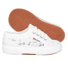 SCARPA RAGAZZE SUPERGA S8121DW MACRAME BIANCO