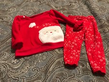 Carter s Baby 12 Months Christmas Santa Set of Pajamas