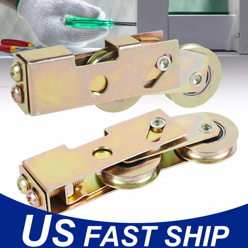 2 Pack Sliding Patio Door Rollers 1-1/4 Inch Sliding Door Tandem Roller Assembly