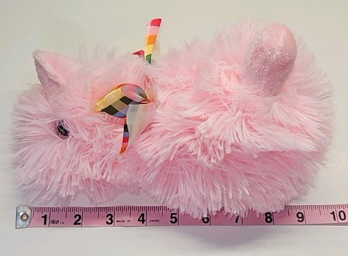 Dan Dee Fluffy Duck Chick Pink Easter 2019 Big Glitter Eyes 9" Stuffed Plush - Picture 13 of 13