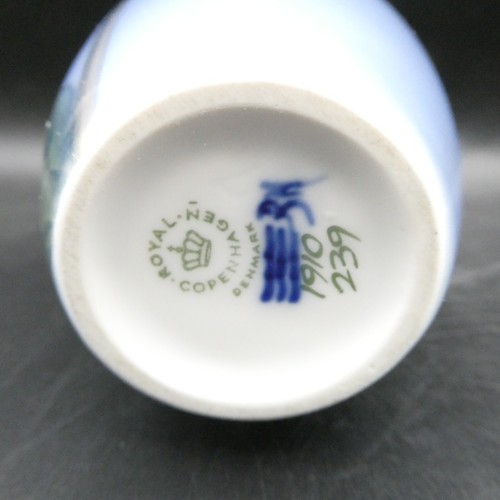 Royal Copenhagen Bud Vaso Peonia Tromba Fiore 1910 239 Perfette Condizioni - Foto 6 di 7