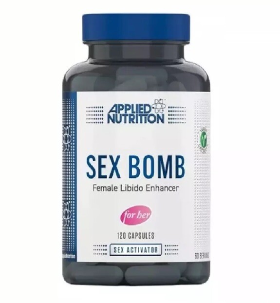 Applied Nutrition Sex Bomb Female Libido Enhancer Zinc Maca Ashwagandha 120caps