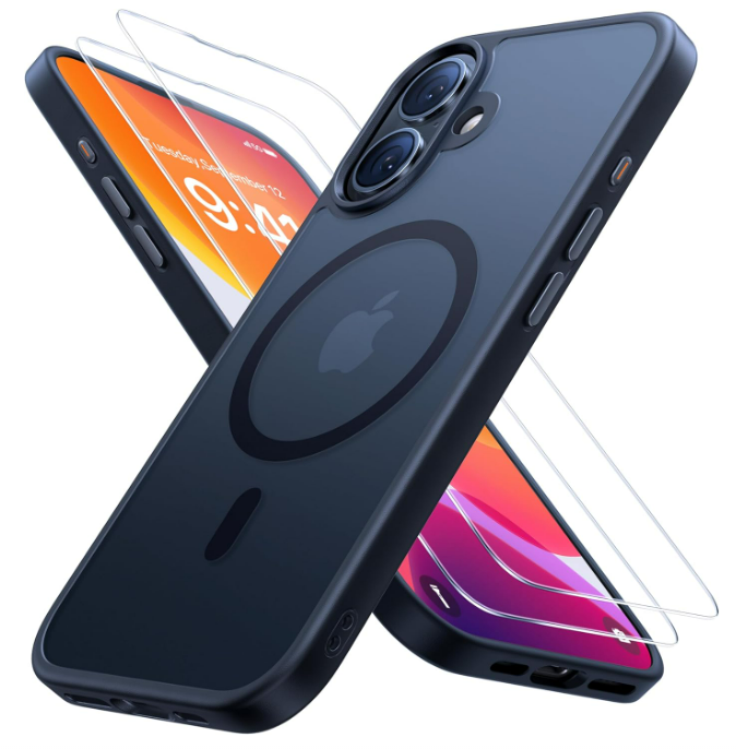 iPhone 16 Plus Case Military-Grade Protection, Anti-Fingerprint, Slim Phone Case-image