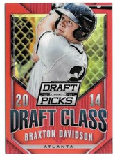 2014 Braxton Davidson Panini Prizm Draft Picks Rookie Prizm Refractor Red /100