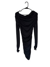 Frederick's of Hollywood Women's Black Mini Bodycon Dress Size M Occasion Event