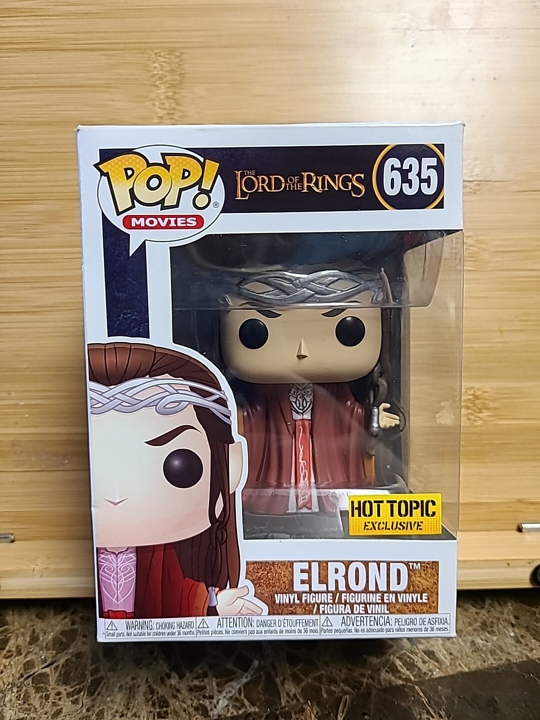 Sale Funko Pop! Vinyl: The Lord Of The Rings - Elrond - Hot Topic (Exclusive) #635