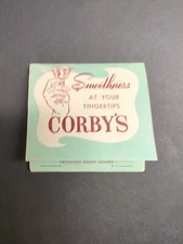Vintage Corby's Whiskey Smoothest Fingertips Emery Board Retro memorabilia