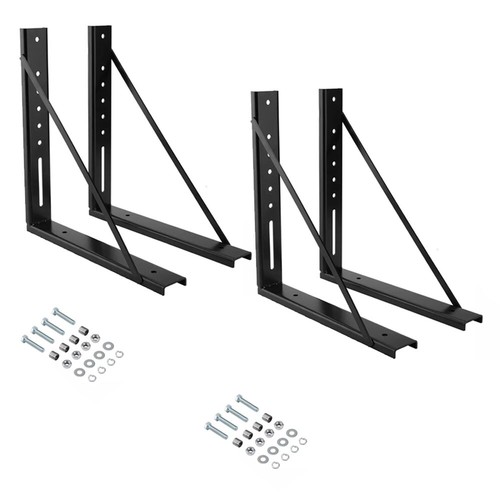 2 Pair Truck Tool Box Mounting Brackets Kit 18.5'' x 18'' For Trailer Storage US - 第 9/9 張圖片