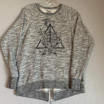 Harry Potter Sweatshirt Womens S Deathly Hollow Universal