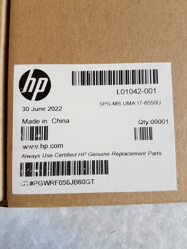 HP ProBook 430 G5 440 G5 DA0X8BMB6F0 I7-8550U Laptop Mainboard L01042-001 - Bild 1 von 5