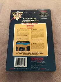 Trojan Nintendo NES 1986 Capcom Non Rev-A 5 Carrello a Vite In Scatola Senza Manuale 