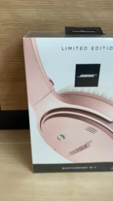 Bose QuietComfort 35 II Pink Rose Gold Limited Headphones noise