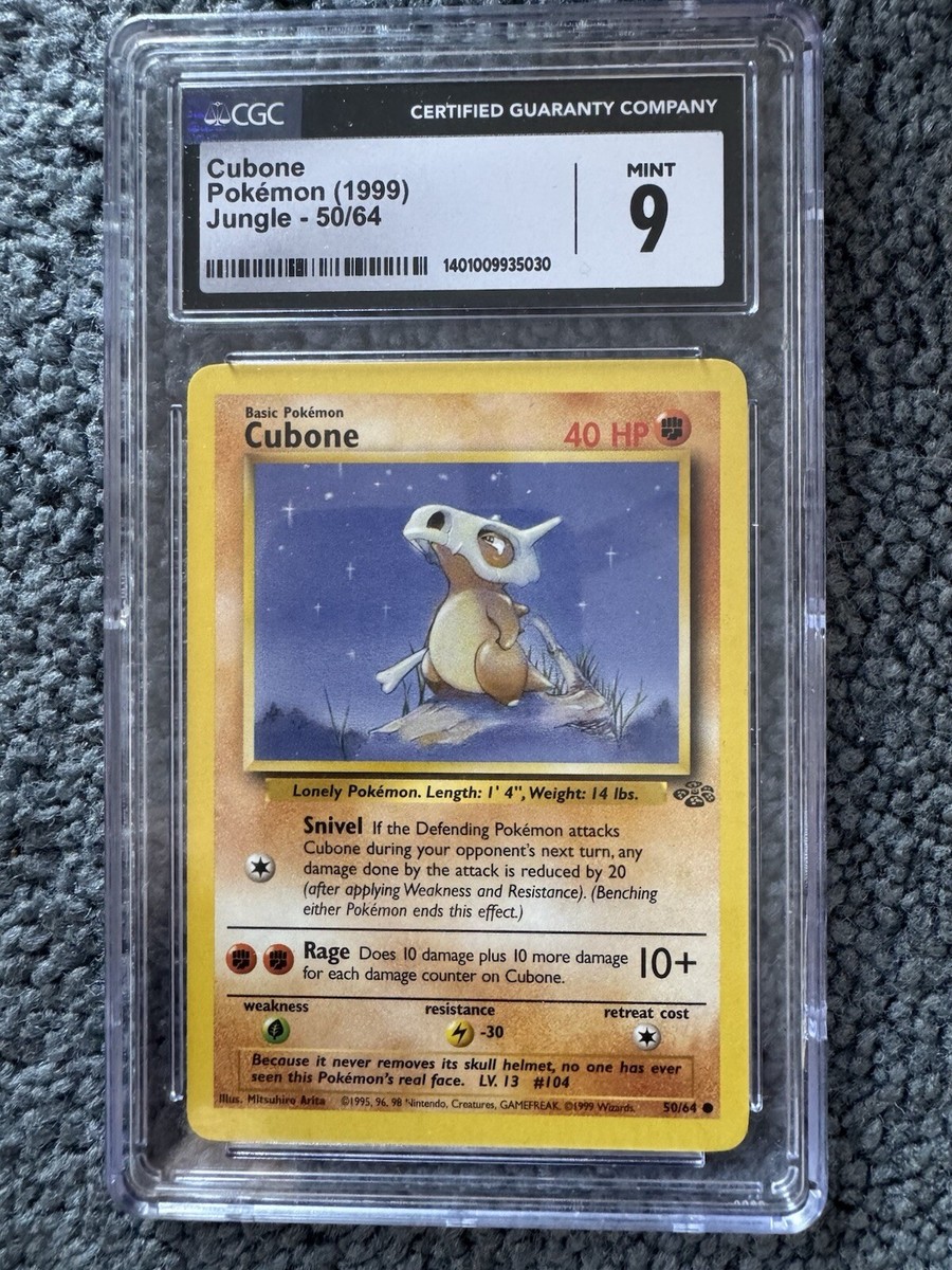 Cubone 50/64 Jungle CGC 9 | eBay