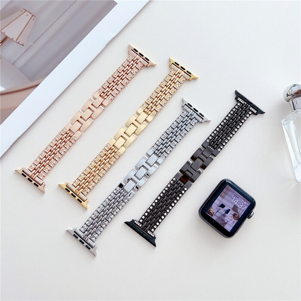 Luxury Bracelet Band Strap for Apple Watch 9 8 7 6 5 SE Ultra 2 40/44/41/45/49mm
