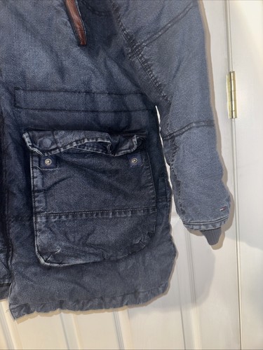 Vintage tommy hilfiger denim jacket mens 2XL Limited Edition - Picture 4 of 21