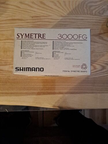 Top Angelrolle Shimano Symetre 3000 FG Made in Japan + Ersatzspule OVP Unbenutzt - Bild 14 von 14