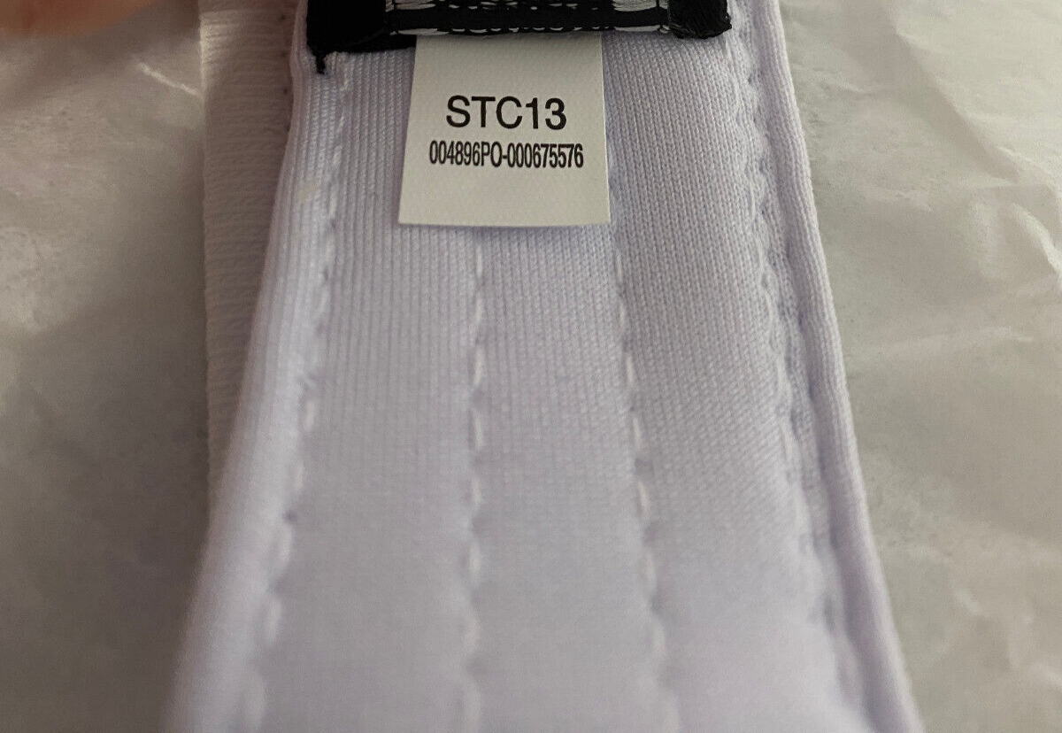 Sport - Tek Visor Unisex White Black Adjustable Hook And Loop Band New ...