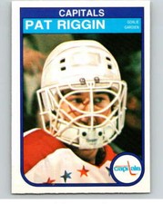 1982-83 O-Pee-Chee #372 Pat Riggin  Washington Capitals V59742