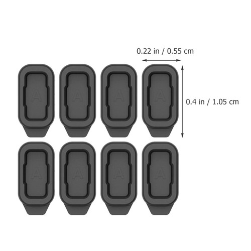 Set of 3 Dust-proof Plug for The Charging Port Watch Smartwatch Accessories - Zdjęcie 9 z 12