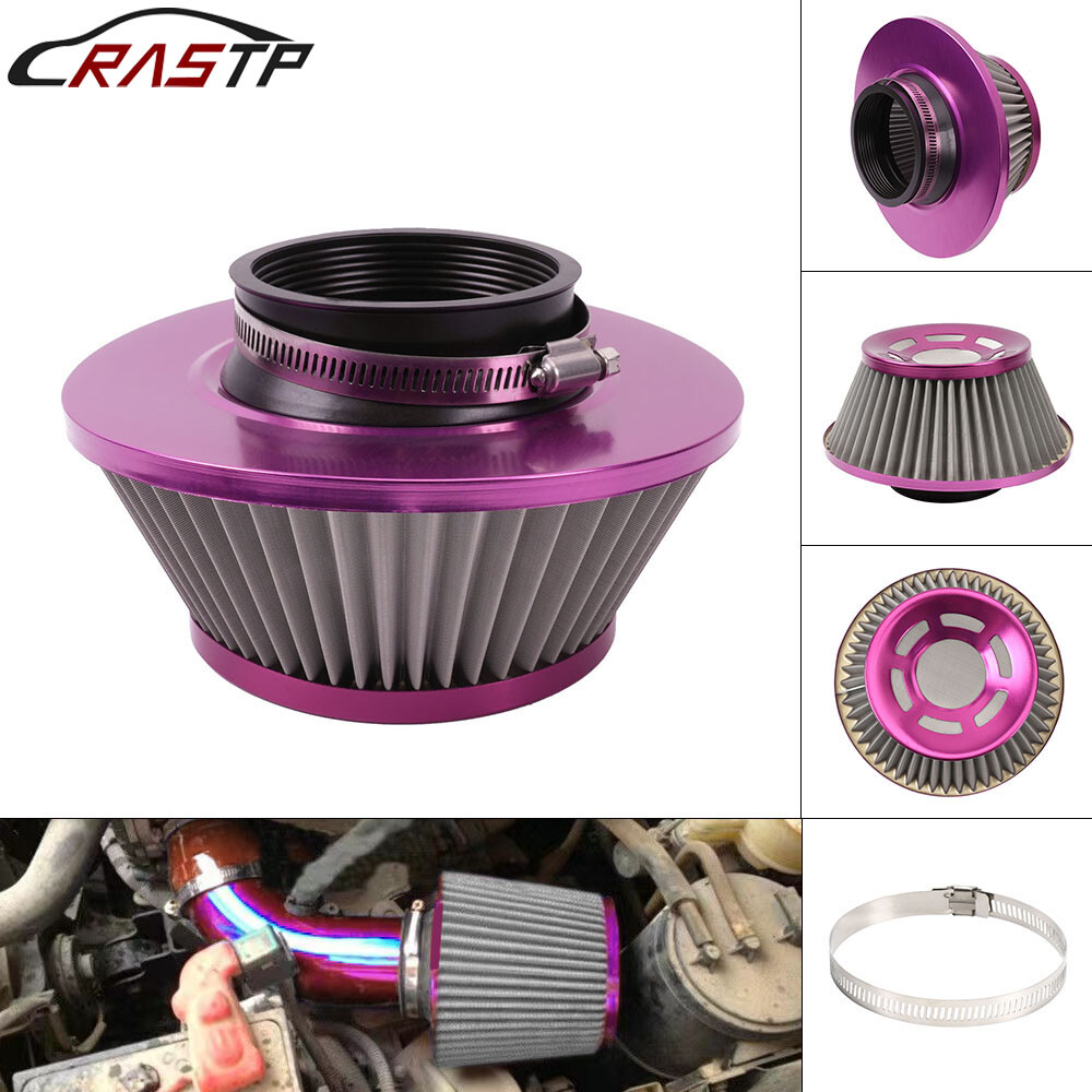 ANNX High Performance Cold Air Intake Filter – 3”/3.5”/4” Inlet – 6.5” Tall – Universal Clamp-On