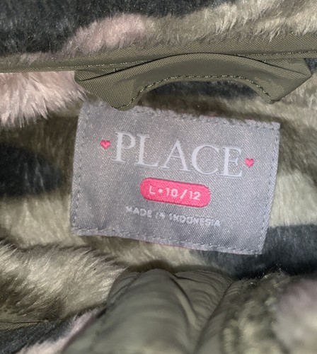 Preowned- The Childrens Place Full Zip Performance Fleece Sweater Girls (Size L) - Picture 4 of 5