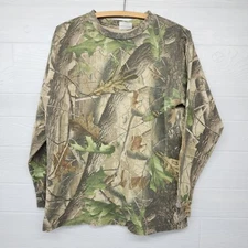 Wrangler Pro Gear Camouflage Camo Long Sleeve TShirt Size XL
