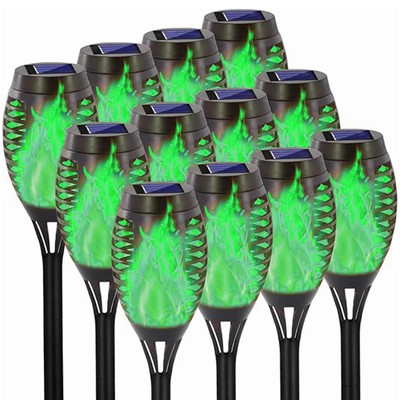 Outdoor Solar Flame Light Torch Dancing Flickering Lamp LED Solar Garden Lights