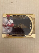 2018 Five Star #FGG-BG Cardinals BOB GIBSON Golden Graphs AUTOGRAPH HOF #6/10