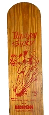RARE Vintage Antique Wood Wooden Sidewalk Skateboard Surfboard Hawaiian Surf!