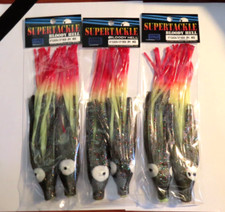 6  BLACK ADDER #032  BLOODY HELL - 5½"/7½" BIG GAME UV GLOW - TROLLING & JIGGING