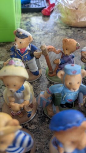 Vintage 1980's Franklin Mint Teddington Bears Set (24 Bears) - Picture 3 of 11
