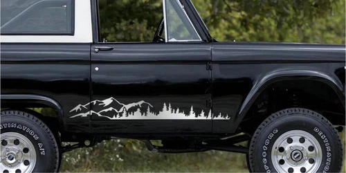 Graphics Forest Mountain Car Side Stickers For All Models Vinyl Decals Custom - Bild 5 von 9