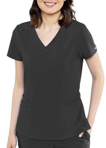New with Tags Med Couture Women's Austin Scrub Top 5470 - Picture 2 of 6