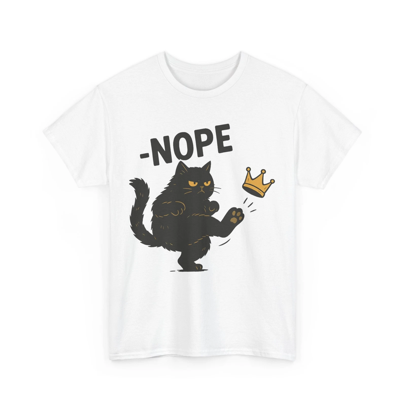 No Kings Black Cat T-Shirt