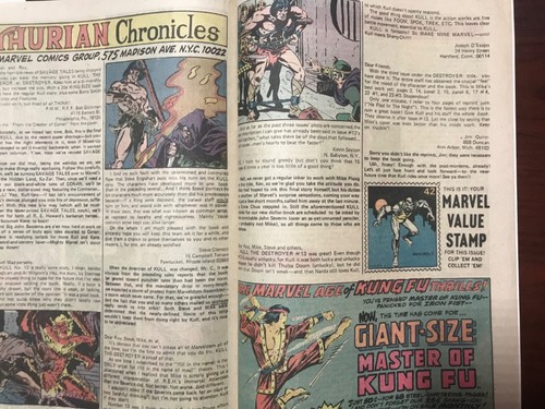 Kull #13, #14, #15 - VF (8.0) 1974 - Ploog- Starlin - Kane Covers ~3 Book Lot~ - Picture 9 of 9