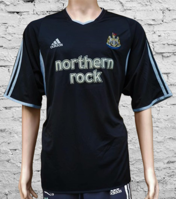 NEWCASTLE UNITED FC 2003-05 UEFA CUP SEMI-FINAL AWAY ADIDAS JERSEY