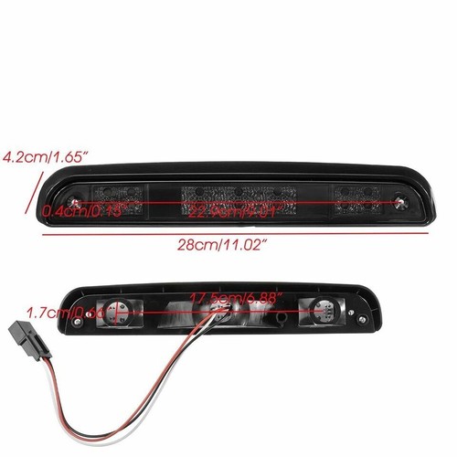 For 1992-97 F150/F250/F350/Bronco LED Third 3rd Brake Light High Mount Tail Lamp - Foto 4 di 8