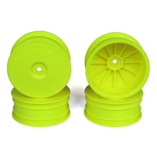 Speedline Buggy Wheels DERSB4L4Y Yellow, Front, for Losi 22-4 and Tekno EB410 4