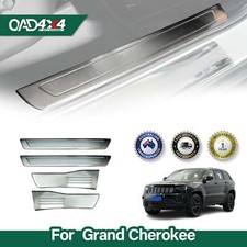 Stainless Inner Door Sills Protector for Grand Cherokee WK 2010-2021 Scuff Plate