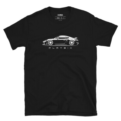 718 Cayman GT4 Flatsix Graphic 986 718 981 911 996 993 Men's T-Shirt