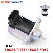 12V Fuel Shut Off Stop Solenoid Valve 119233-77951 For Yanmar B30 VIO20 Engine
